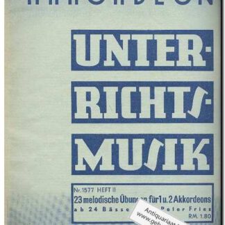 Akkordeon Unterrichts-Musik