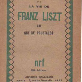 La vie de Franz Liszt