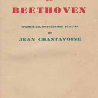 Correspondance de Beethoven (Text: Francois)