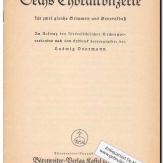 Sechs Choralkonzerte