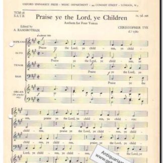 Praise ye the Lord, ye children