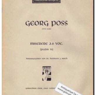 Miserere a 6 voc. (Psalm 50)