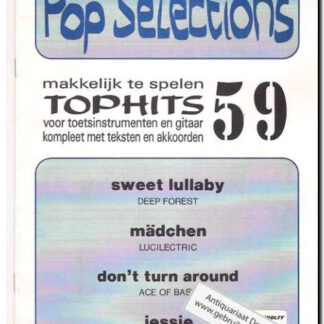 Pop Selections 59 Makkelijk te spelen tophits