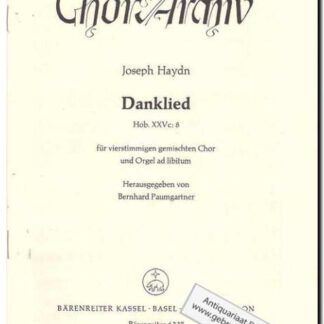 Danklied Hob. XXVc:8