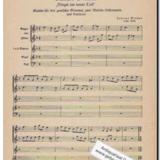 Cantata Domino Singet en neues Lied