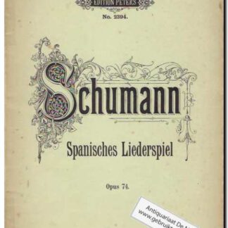 Spanische Liederspiel Op 74