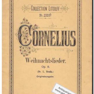 Weihnachtslieder Op 8