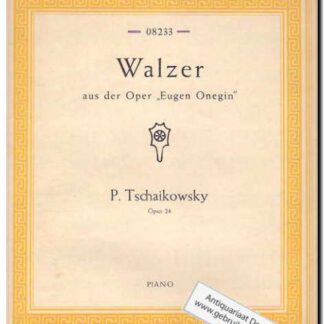 Walzer aus der Oper Eugen Onegin Op 24
