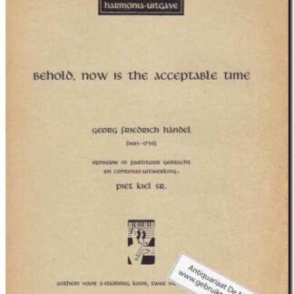 Behold, now is the acceptable time