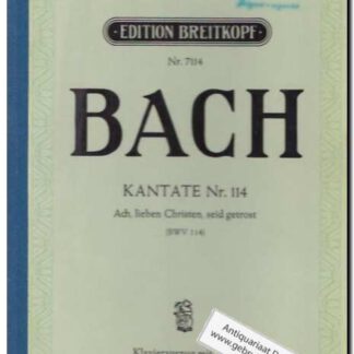Kantate Nr. 114 Ach, lieben Christen seid getrost (BWV 114)
