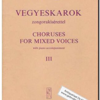 Vegyeskarok zongorakiserettel III