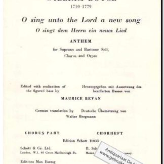 O sing unto the Lord a new song