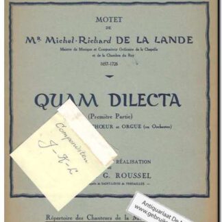 Qum Dilecta (Premiere partie)