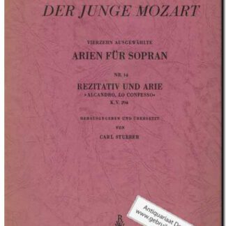 Der junge Mozart Nr 14 Rezitativ und Arie K.V. 294