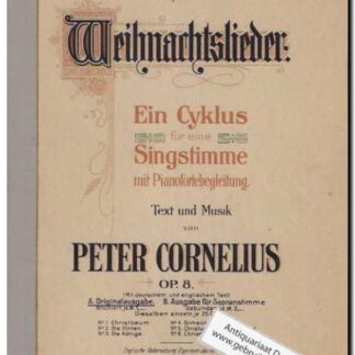 Weihnachtslieder Op 8