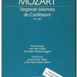 Vesperae solennes de Confessore KV 339