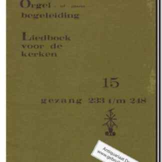Orgel- of pianobegeleiding Lieboek voor de Kerken 15