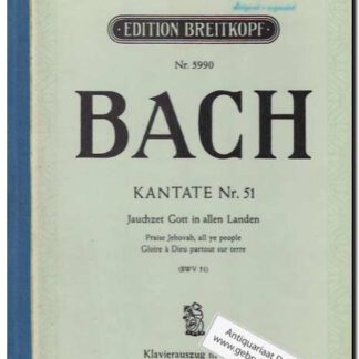 Kantate Nr. 51 Jauchzet Gott in allen Landen BWV 51