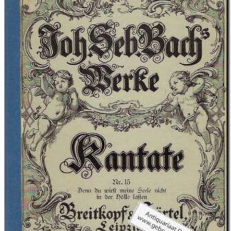 Kantate Nr. 15 Denn du wirst meine Seele nicht in der Holle lassen