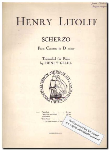 Scherzo from Concerto in D minor