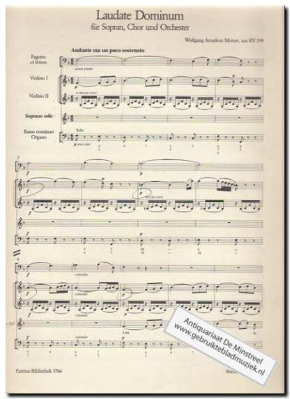 Laudate Dominum KV 339 - Afbeelding 2