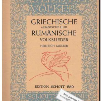 Griechische Rumanische Volkslieder