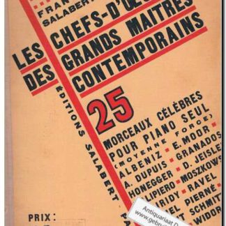 Les chefs d'oevre des grands maitres contemorains