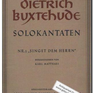 Solokantaten Nr. 1 Singet dem Herrn