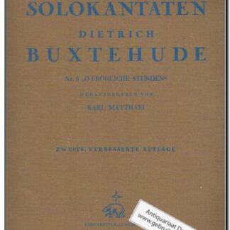 Solokantaten Nr. 6 O Frohliche Stunden