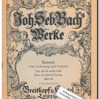 Kantate zum 14. Sonntag nach Trinitatis Jesu, der meine Seele BWV 78