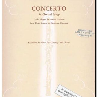 Concerto for oboe and strings