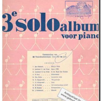 3e solo album voor piano
