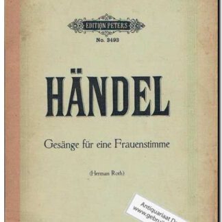 Gesange fur eine Frauenstimme