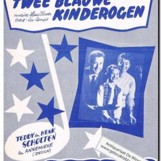 Twee blauwe kinderogen