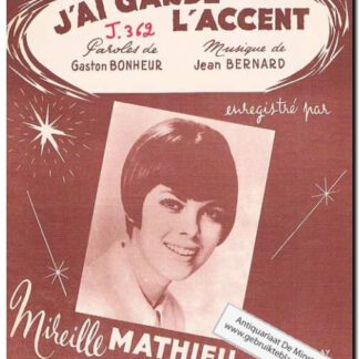 J'ai garde l'accent