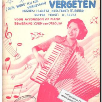 Ik zal jou nooit vergeten