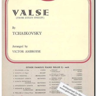 Valse (from Eugen Onegin)