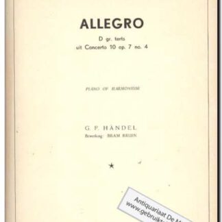 Allegro D gr. Terts uit concerto Op. 7 No. 4