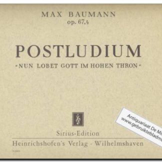 postludium ''Nun lobet gott im hohen thron'' Op. 67,4