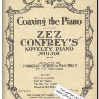 Zez Confrey's novelty Piano solos