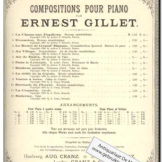 Compositions pour Piano