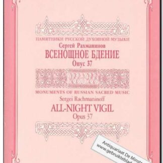 All-Night Vigil opus 37