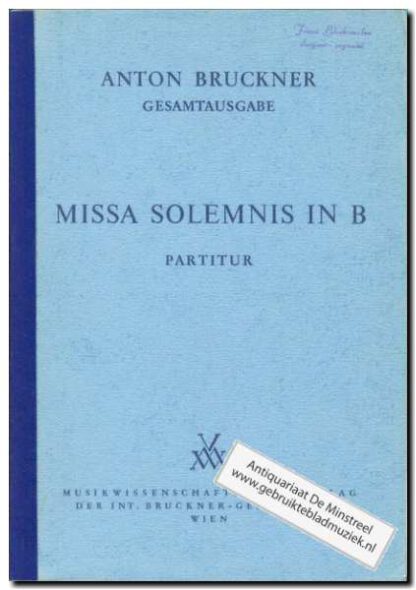 Missa Solemnis in B