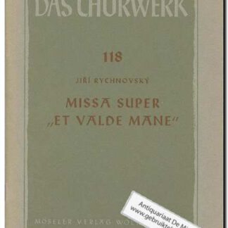 Missa super et valde mane