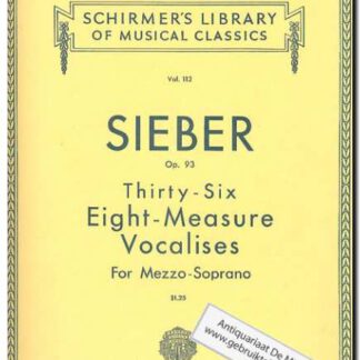 Thirty-Six-Eight-Measure Vocalises op.93