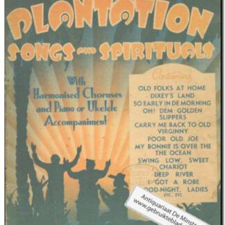 Popular Plantation Songs