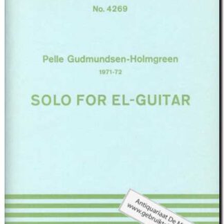 Solo for el-guitar (I-VII)