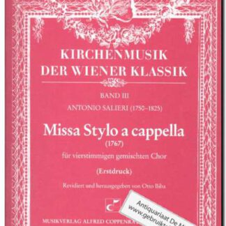 Kirchenmusik der Wiener Klassik Band 3 (Missa Stylo a cappella)