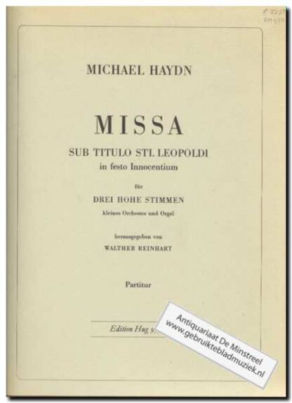 Missa sub titulo Sti. Leopoldi in festo innocentium
