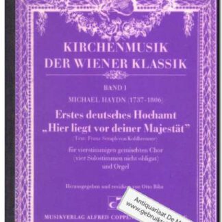 Kirchenmusik der Wiener Klassik Band 1 ( Erstes deutsches Hochamt)